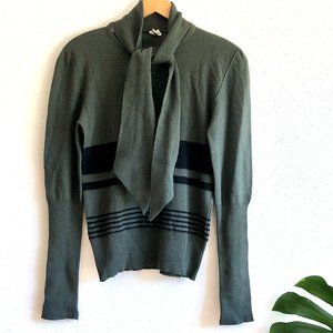 Vintage Sonia Rykiel Wool Pussycat bow Sweater